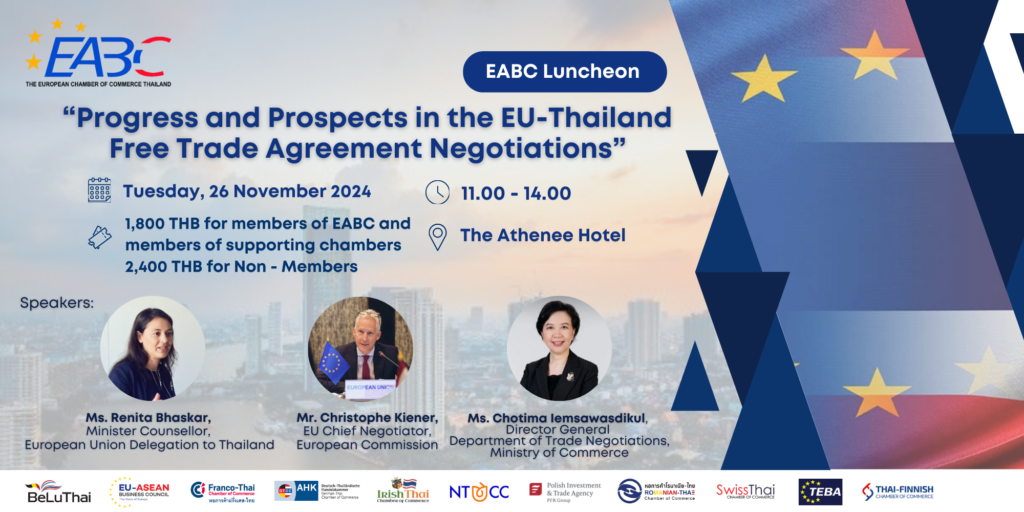 thumbnails EABC Luncheon Seminar: Progress and Prospects in the EU-Thailand FTA Negotiations