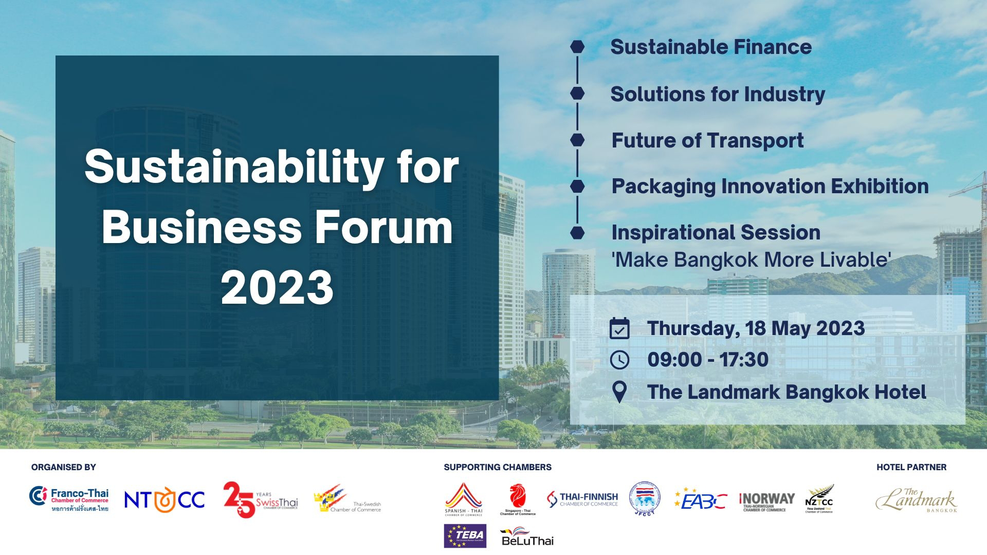 thumbnails SAVE THE DATE - Sustainability for Business Forum
