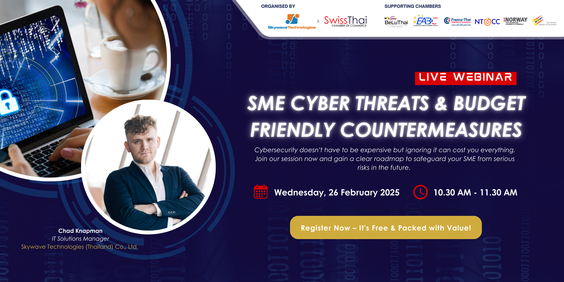 thumbnails [Webinar] SME Cyber Threats & Budget Friendly Countermeasures