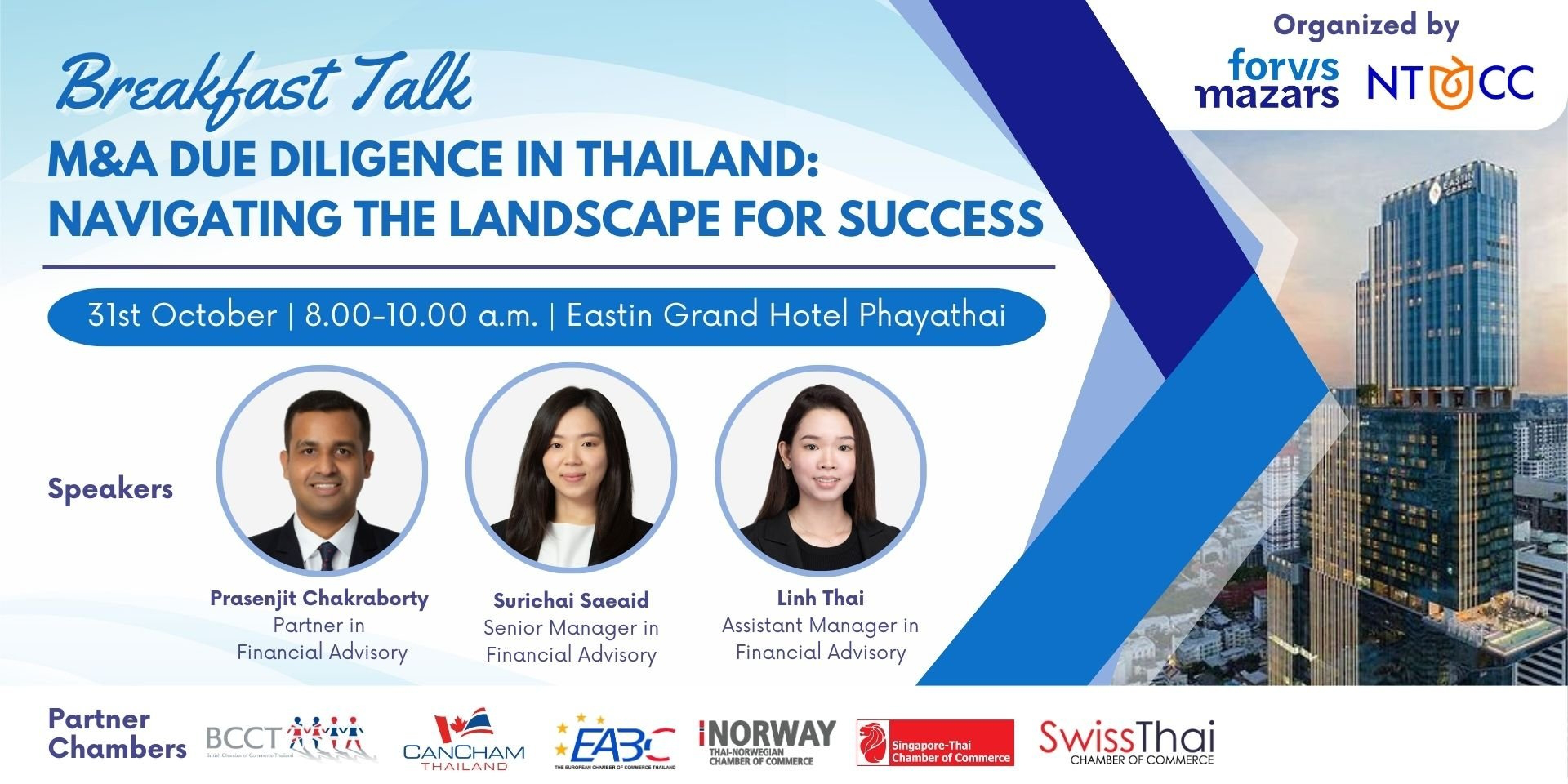 thumbnails Breakfast Talk: M&A Due Diligence in Thailand: Navigating the Landscape for Success