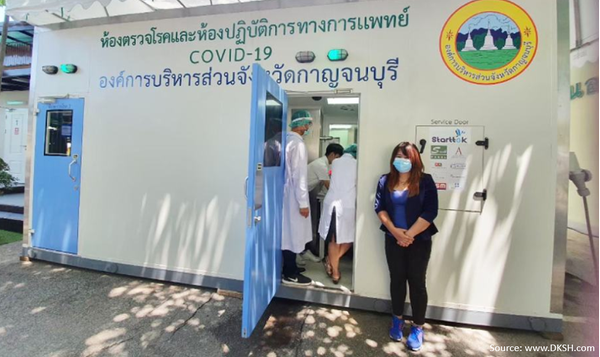 DKSH: Modular COVID-19 Testing Booths Help Thai Hospitals Reach More People During Pandemic
