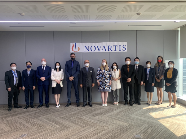 Company visit @Nestlé & Novartis with Swiss Ambassador and PMO Task Force