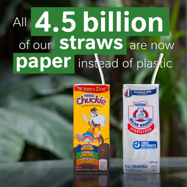Nestlé implements Sustainable Straws